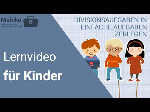 Halbschriftliche Division – In einfache Aufgaben zerlegen Klasse 3 | Mathe Lernvideos für Kinder