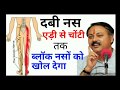 दबी हुई नसो का सरल उपाय पेर से मस्तक तक 