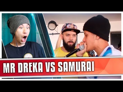 REACT Samurai vs Mr Dreka - Batalha de RAP do Museu vs SP VS RJ