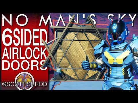 Six Sided Airlock Doors How To Build Tutorial - No Man's Sky Frontiers Update Guide NMS Scottish Rod