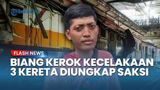 Saksi Mata Beberkan Kronologi Tabrakan 3 Kereta di Bekasi Timur yang Dipicu Taksi Mogok di Rel