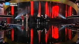 3ª Gala A Voz de Portugal -- Paulo Gonzo e equipa -- "Georgia on My Mind"