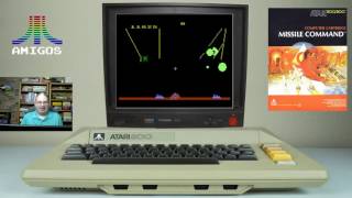 Amigos Plays Missile Command (Atari 8 Bit)