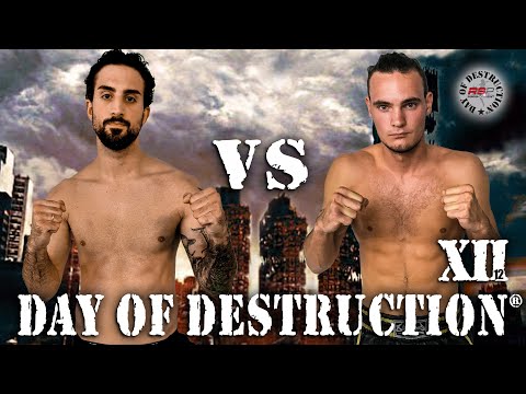 1st round TKO at beginner brawl - Day of Destruction 12