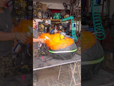 Gambiarra do Dia ( Segunda tentativa sem sucesso com a Roda do projeto com pneu de 360 mm) #parte6