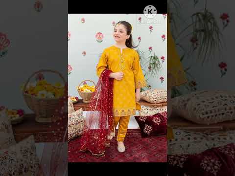 Baby girl mehndi dresses#viral #fashion #trending #shorts