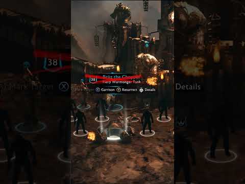 How To Resurrect Dead Captains In Shadow of War #gaming #shadowofwar