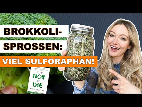 Here's how to grow broccoli sprouts in your kitchen using just a jar! (Sulforaphane, How Not To Die)