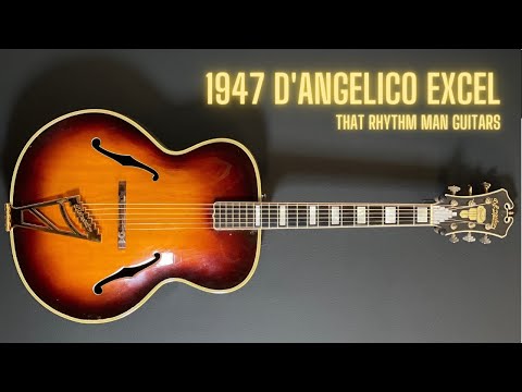 1947 D'Angelico Excel Acoustic Archtop with Original Case - VIDEO DEMO image 18