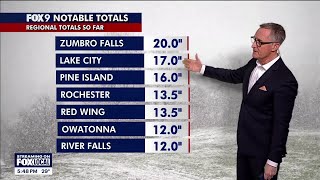 Minnesota snowstorm: Look at early snow totals