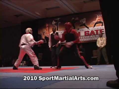 Jack Felton v Jason Holmes - Men's team sparring - 2010 Golden Gate Int'ls