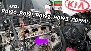CODE P0190 P0191 P0192 P0193 P0194 FUEL RAIL PRESSURE SENSOR KIA SORENTO KIA SPORTAGE