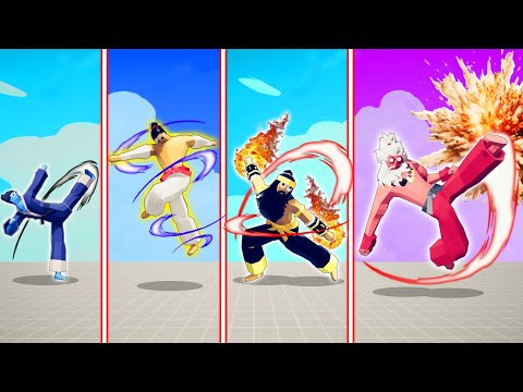 EVOLUTION OF TAEKWONDO ( ALL FORM ) | TABS - Totally Accurate Battle Simulator