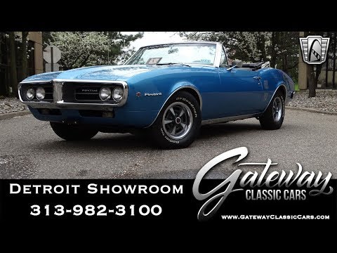 1967 Pontiac Firebird - Gateway Classic Cars of Detroit #1406