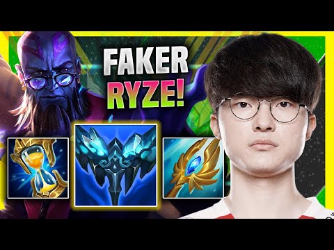 FAKER IS READY FOR RYZE! - T1 Faker Plays Ryze Mid vs Zed! | Season 11