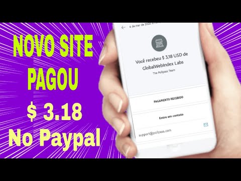 Pagou $ 3,18 no Paypal - Novo Site para Ganhar Dinheiro no Paypal Respondendo Pesquisas (Money no pa