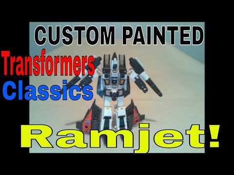 Transformers Classics Ramjet WITH custom paint added- GotBot True Review NUMBER 4