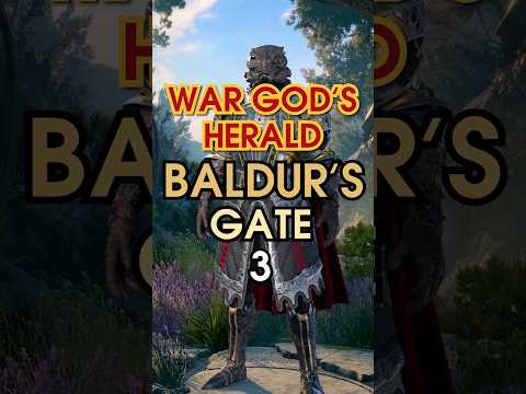 a WAR GOD'S HERALD build for Baldur's Gate 3 in 1min - Cleric/Paladin guide #shorts #baldursgate3