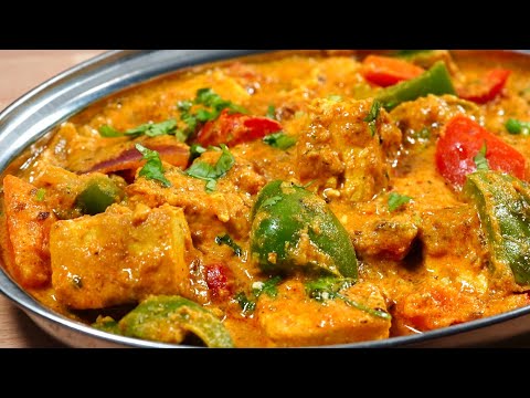 RESTAURANT STYLE AROMATIC TOFU RECIPE | VEGAN KADHAI PANEER RECIPE