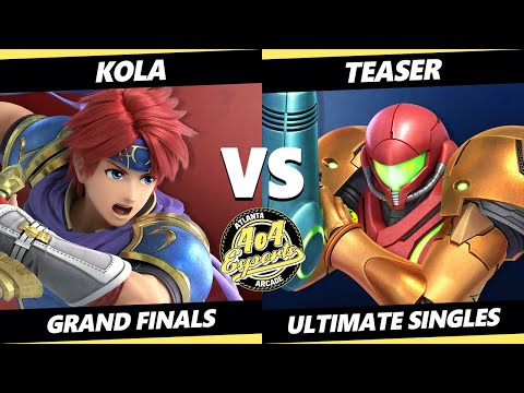 4o4 Smash Night 33 GRAND FINALS - Kola (Roy) Vs. Teaser (Samus) SSBU Ultimate Tournament