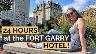 A night at the Fort Garry Hotel! | Exploring historic Winnipeg, Manitoba hotel, 
