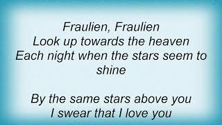 Steve Lawrence - Fraulein Lyrics