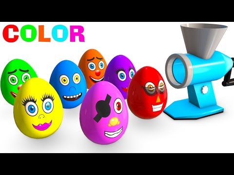 Learn Colors for Kids and Cars w Superhero Surprise Eggs Learning Video - Color for Children Video