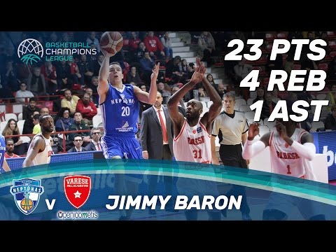 Jimmy Baron (23 Pts) again with an amazing performance vs. Varese