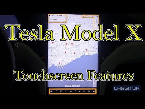 Tesla Model X Touchscreen Features!