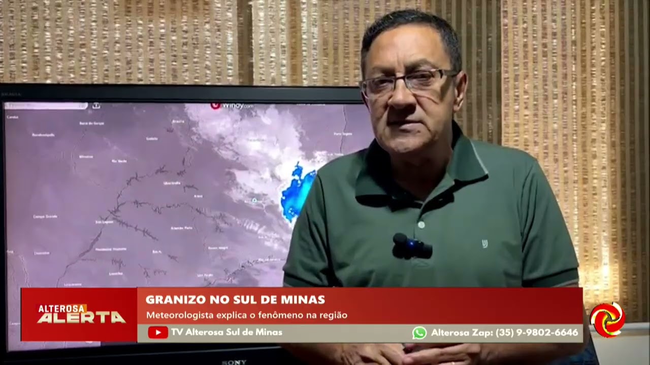 Meteorologista explica as condições que provocaram o granizo