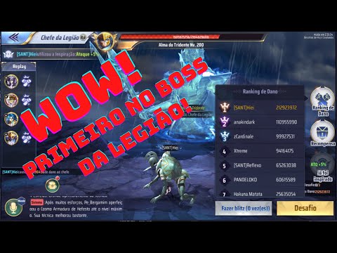 Saint Seiya Awakening - Primeiro no Chefe da Legião Poseidon lvl 200