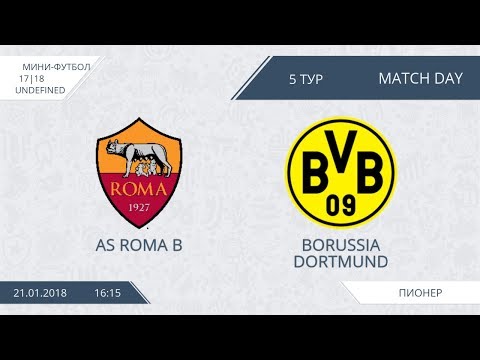 AFL18.Futsal.Division 3.Day 5.AS Roma-Borussia Dortmund