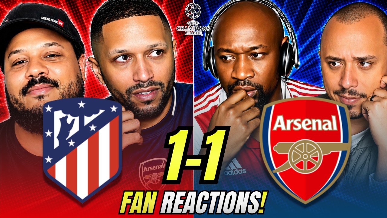 Arsenal fans FRUSTRATED reactions to Atletico 1-1 Arsenal | Champions League Fan Reactions
