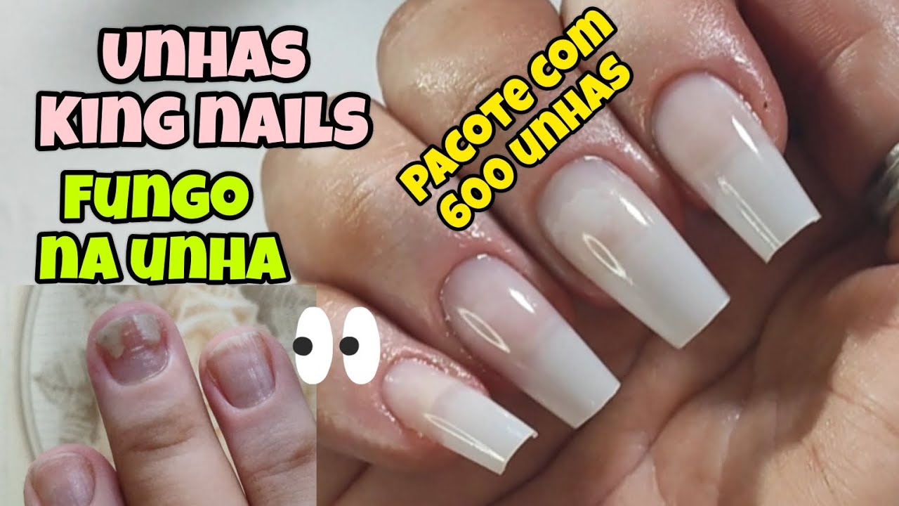 UNHAS KING NAILS ❤️ COMO APLICAR UNHAS POSTIÇAS EM CASA