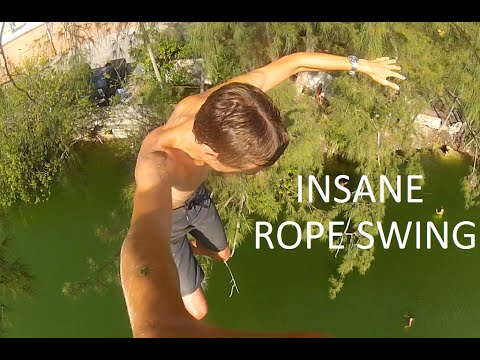 GREATEST ROPE SWING EVER!