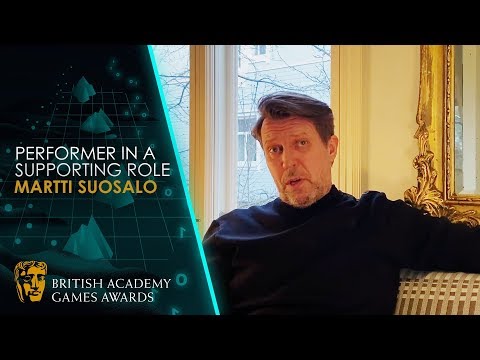 Martti Suosalo Wins Performer in a Supporting Role | BAFTA Games Awards 2020