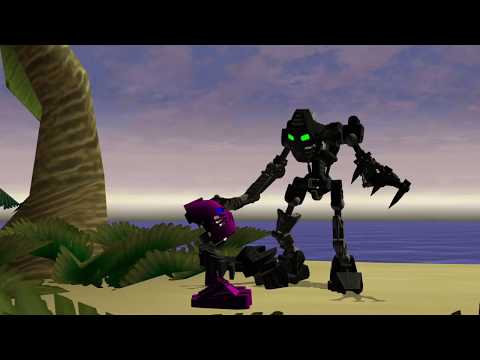 BIONICLE The Legend of Mata Nui - Onua Meets Nobua (REBUILT)