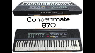 Video thumbnail for Concertmate 970 - 20 JUKEBOX songs by Keyboards - review - repair