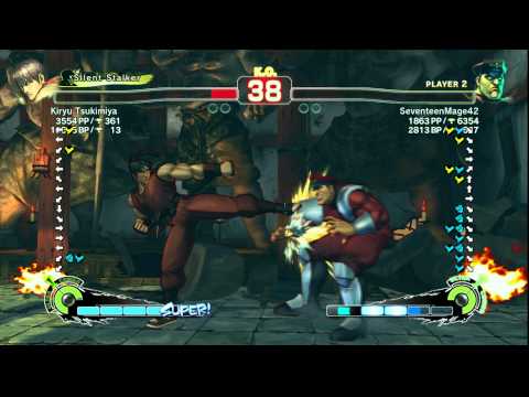 USFIV~ Guy (Kiryu Tsukimiya) vs.  M.Bison (SeventeenMage42) HD