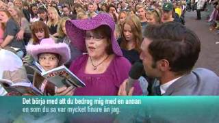 Måns Zelmerlöw -Trubbel-Allsång på Skanses 2011