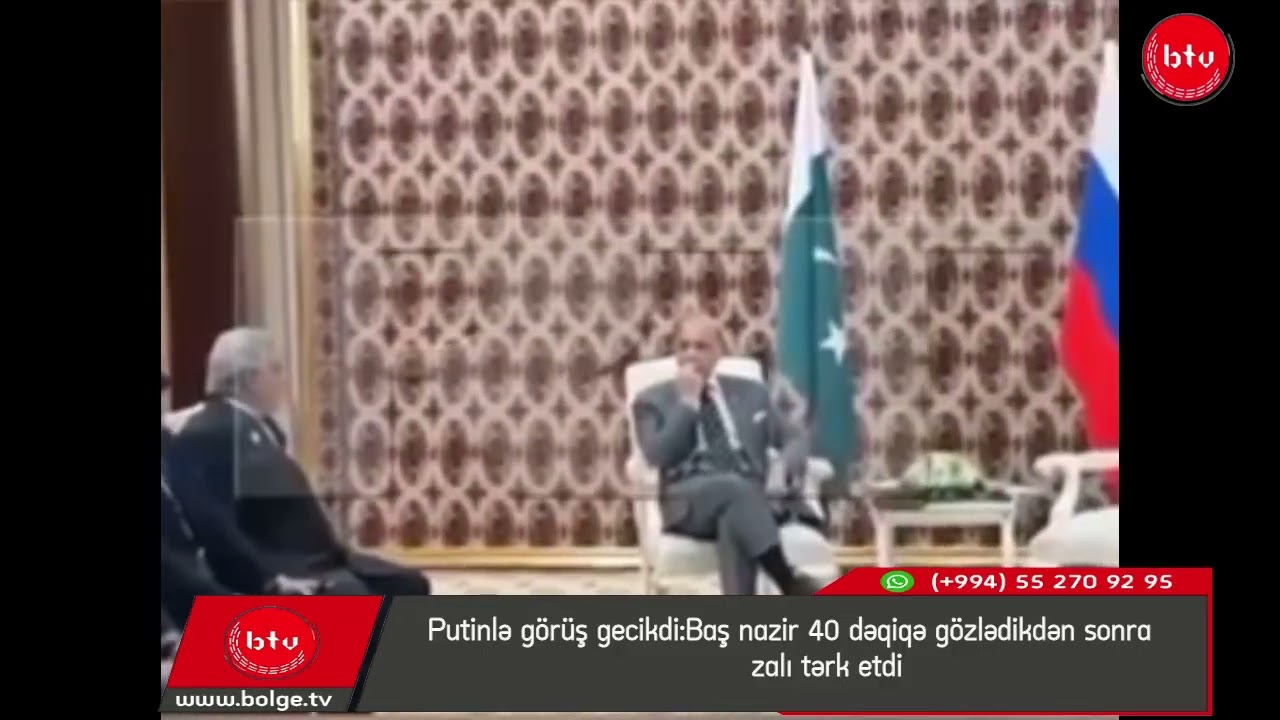 Putinlə görüş gecikdi: Baş nazir 40 dəqiqə gözlədikdən sonra zalı tərk etdi