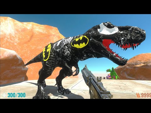 FPS MOUNTAIN DEATH RUN with ALL WEAPONS - Animal Revolt Battle Simulator