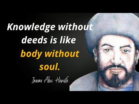 Quotes by Imam Abu Hanifa ,which one you better know by now,  || wisequotes lifequotes