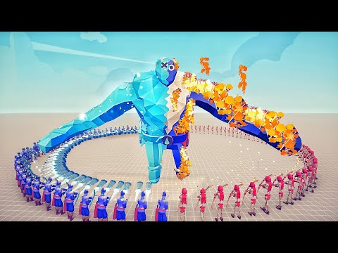 FIRE & FREEZE - 50x FIRE ARCHER + 50x ICE ARCHER vs UNITS - Totally Accurate Battle Simulator TABS