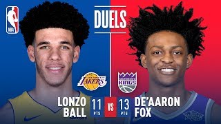 Lonzo Ball - Los Angeles Lakers - De'Aaron Fox - Sacramento Kings