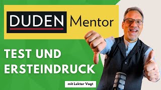 Duden Mentor | Test und Ersteindruck der Korrekturhilfe "Duden Mentor"