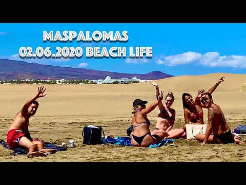 Gran Canaria on 02.06.20 Maspalomas Beach Life 🏖