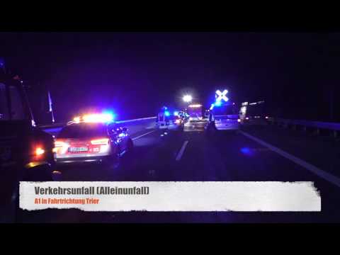 Verkehrsunfall auf der A1 bei Nettersheim (08.12.2016)