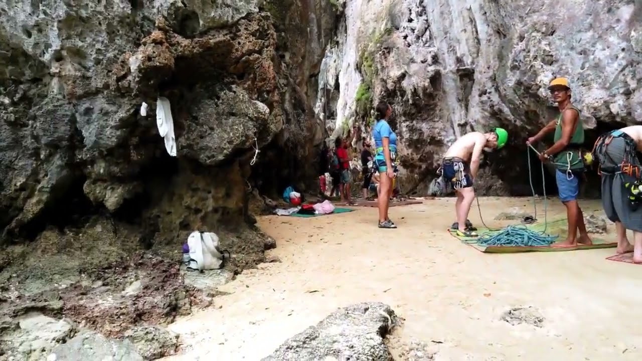 Railay Beach Cliffside Secrets: Hiking & Climbing Tour for ALL Levels (Krabi) Thailand