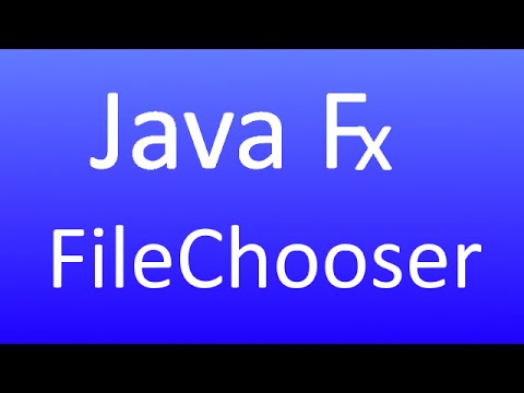JavaFX [72] - FileChooser (Deutsch)